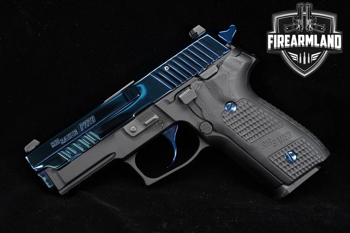 EXCLUSIVE! Sig Sauer P229 Blue Piranha Lew-Horton 9mm +2 MAGS & ORIG CASE