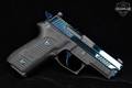 2015 Sig Sauer P229 Blue Piranha (Lew Horton Exclusive) 9mm Luger Two-Tone Metallic Blue in Very Good Condition Image 4