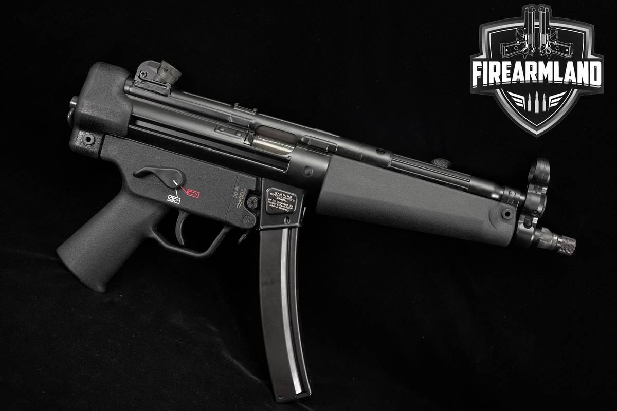 Heckler & Koch H&K HK SP5 9mm 8.86" Black SP 5 MP5 +2 MAGS & ORIG CASE