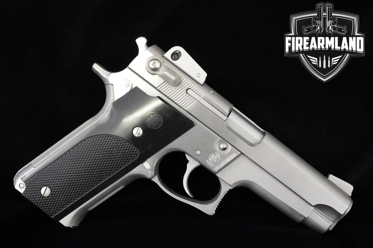 VINTAGE 1987 Smith & Wesson S&W Model 659 9mm 4" Stainless S&W 659 ORIG BOX