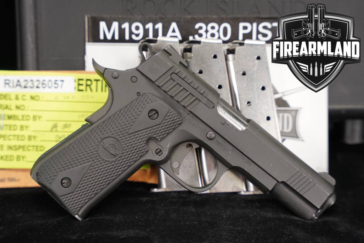 Rock Island Armory RIA M1911A 380 BBR Standard CS 380ACP M-1911-A +4 MAGS