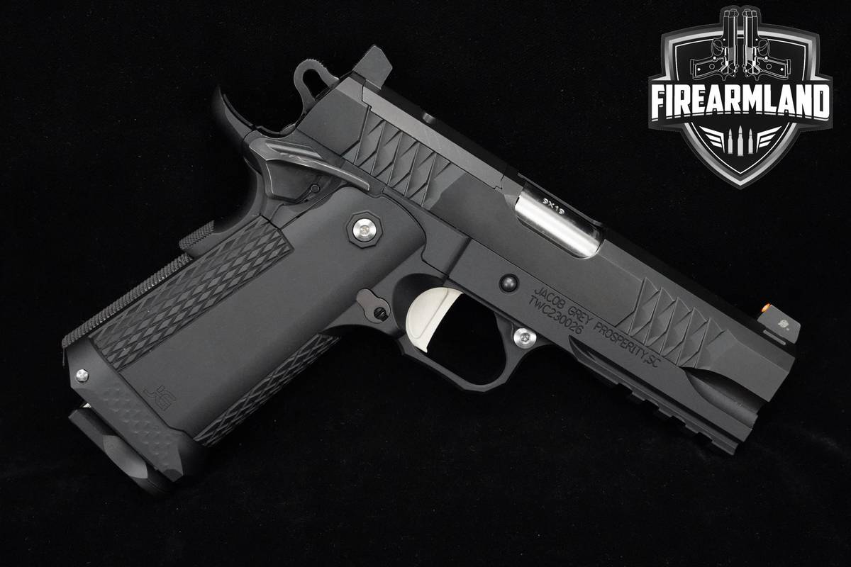 Jacob Grey TWC9 9mm 2011 Black Anodized Jacob-Grey-TWC9 1911 +ORIG CASE