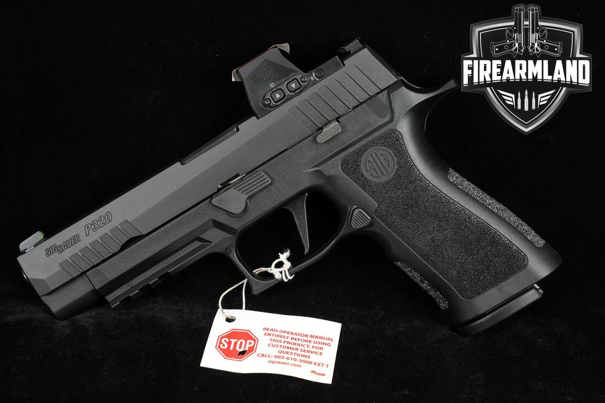 LIKE-NEW Sig Sauer P320 XSeries FULL 9mm 4.7" +3 MAGS, ORIG CASE & ROMEO-X