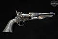 1999 F.lli Pietta 1861 Navy Sheriff .36 Bright Nickel in Fair Condition Image 2