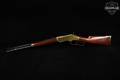A. Uberti 1866 Yellowboy Short Rifle .45 Colt Blued & Brass in Good Condition Image 2