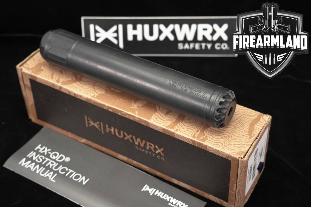 HuxWrx HX-QD Magnum Ti 5.56-.338 Suppressor