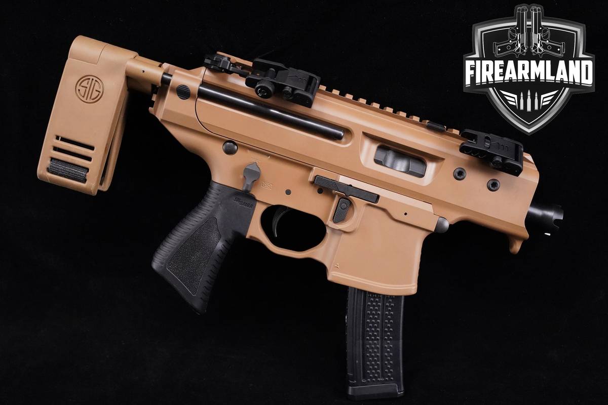 Sig Sauer MPX Copperhead 9mm AR-9 AR9 4.5 Coyote Tan +3 MAGS