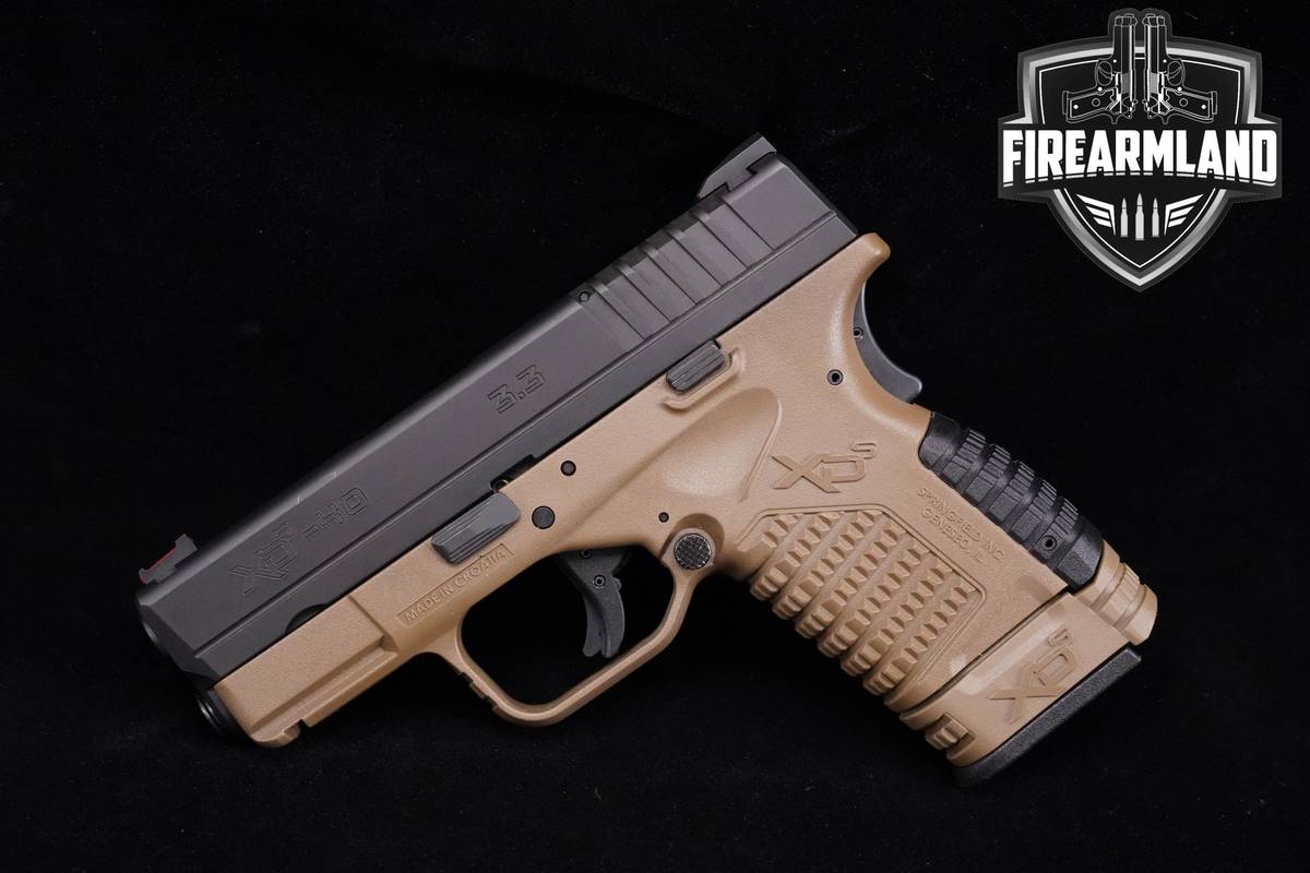 Springfield Armory XDs-40 3.3" 40S&W 3.3 FDE XD-S +3 MAGS & ORIG CASE