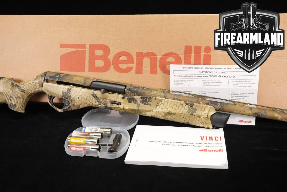 Benelli Super Vinci 12-Gauge 28" Camo Inertia-Driven +ORIG BOX