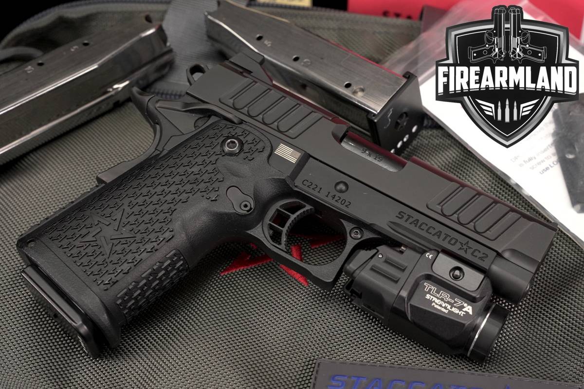 Staccato C2 9mm 3.9" STI 1911 2011 +3 MAGS, ORIG CASE, TLR7A LIGHT