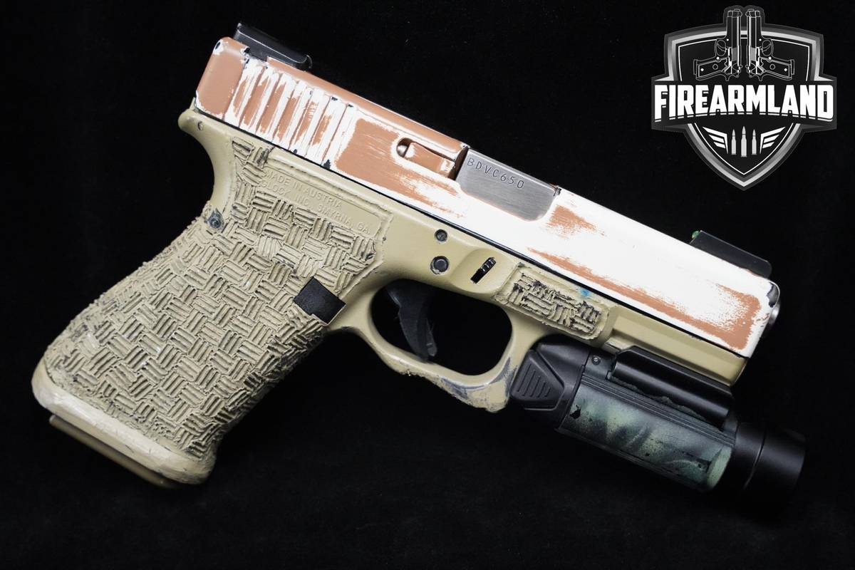 Glock 19 Gen4 9mm 4" Distressed Glock G19 G-19 Gen-4 Compact +HOLSTER
