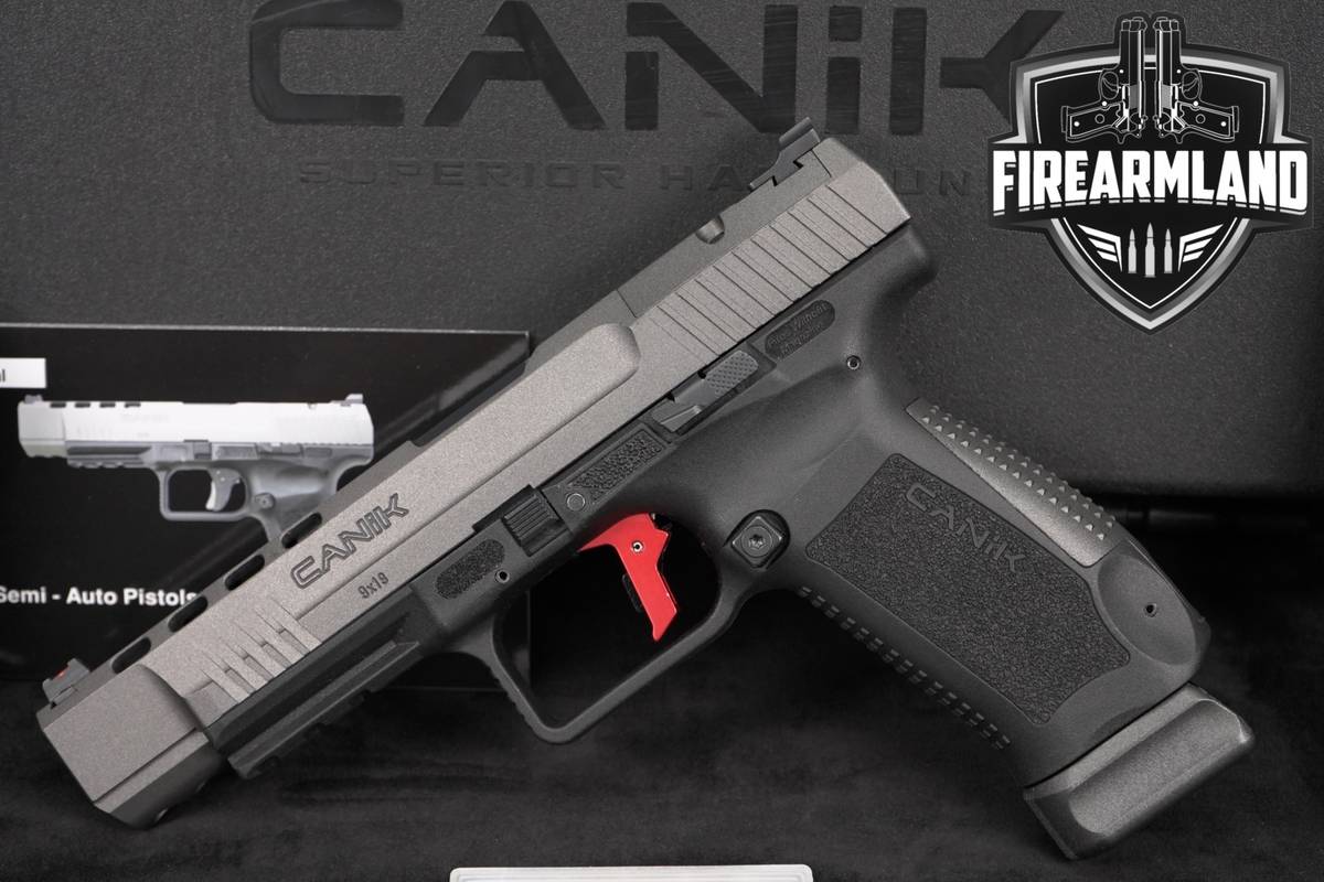 Canik TP9 SFx 9mm OR 5.2" Two-Tone Gray TP9SFX +2 MAGS, ORIG CASE & HOLSTER