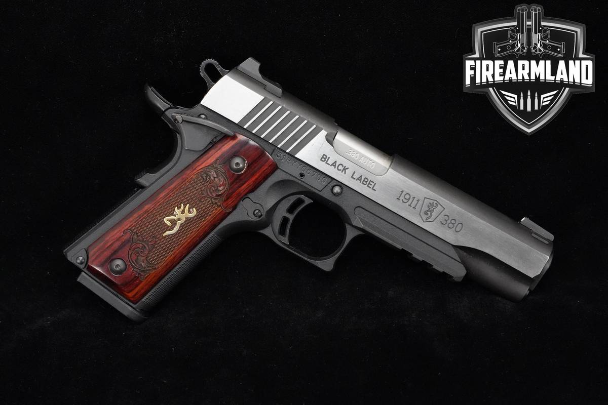Browning 1911-380 Black Label 380 ACP 4.25" Two-Tone +2 MAGS & ORIG BOX