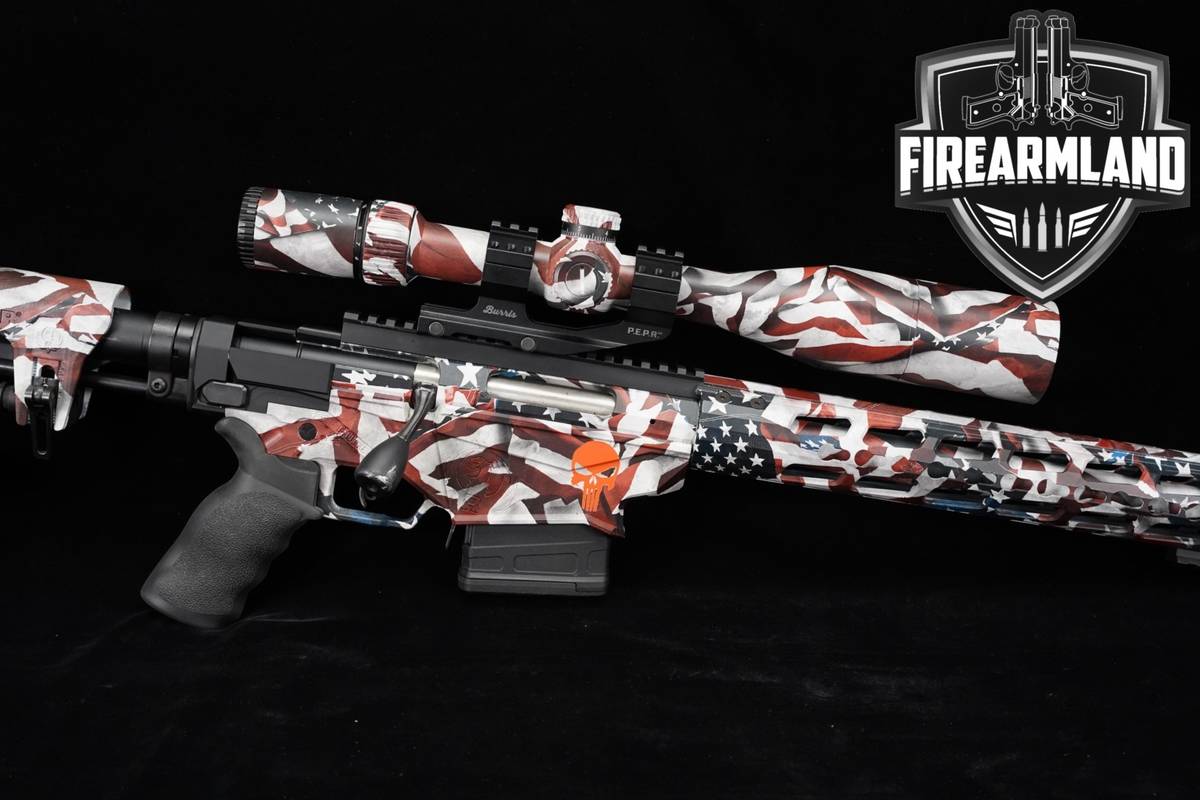 AMERICAN FLAG Ruger PRECISION RIFLE Gen 2 6.5 Creedmoor 24 U.S Hydro-Dipped