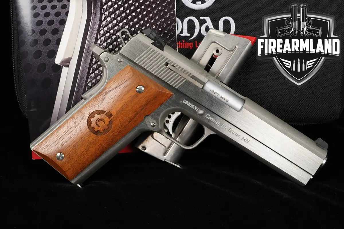 DISCONTINUED Coonan Classic 357 Magnum 1911 5" Stainless +2 MAGS, ORIG CASE