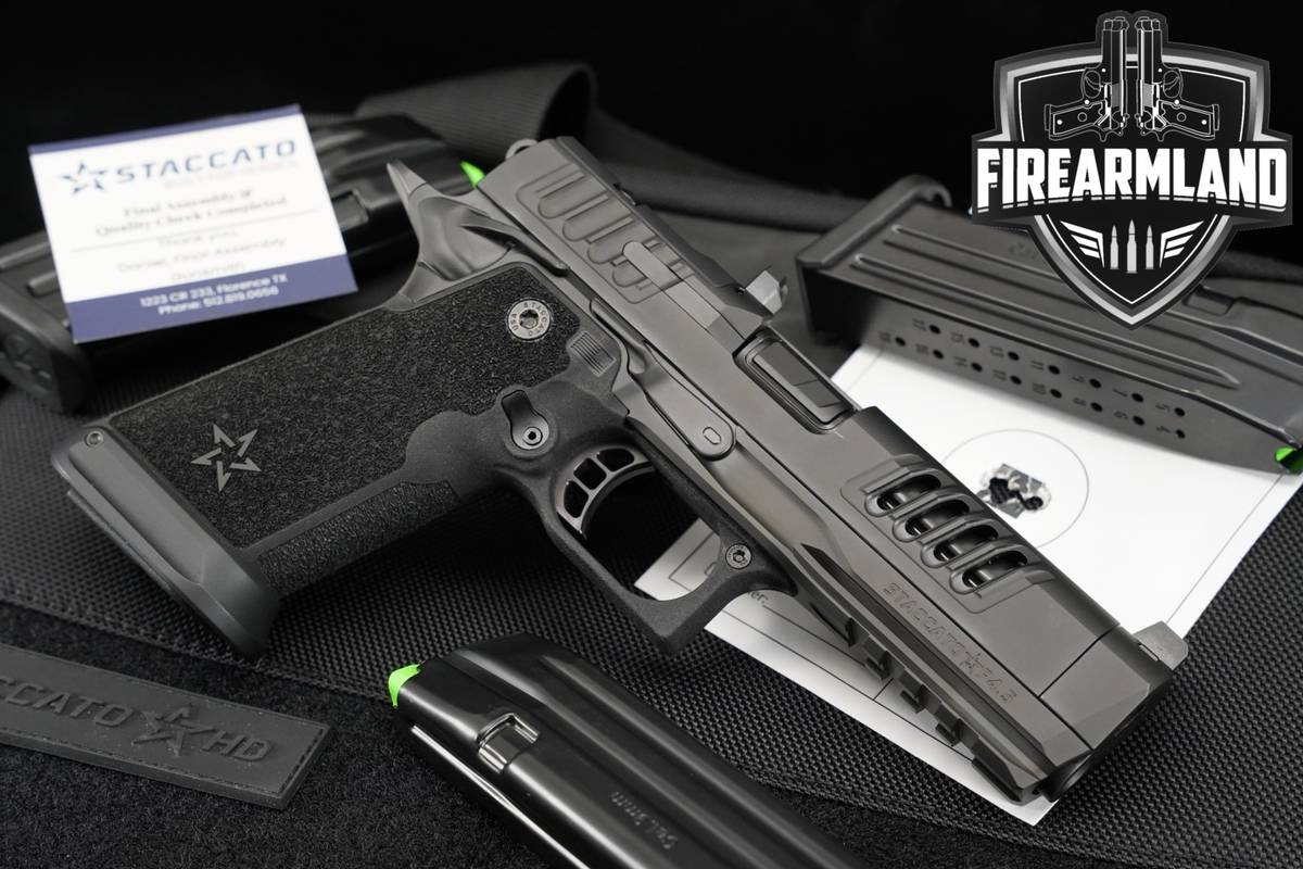 Staccato HD P4.5 2011 9mm Optics-Ready STI 1911 2k11 +4 MAGS & ORIG CASE