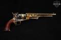 America Remembers Colt Blackpowder Arms Co. Model 1847 Walker Texas Ranger Commemorative; 3rd Generation; Limited Edition of 300; Texas Ranger Hall of Fame & Museum Authorized; A&A Engraving .44 BPM (Black Powder) Color Case-Hardened & Blued in Poor Condition Image 3