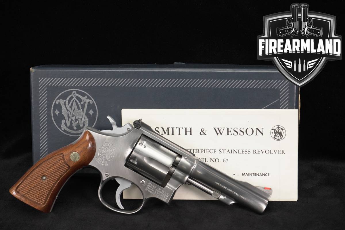 1974 Smith & Wesson Model 67 No Dash S&W 38 Special 4" M67 +ORIG BOX