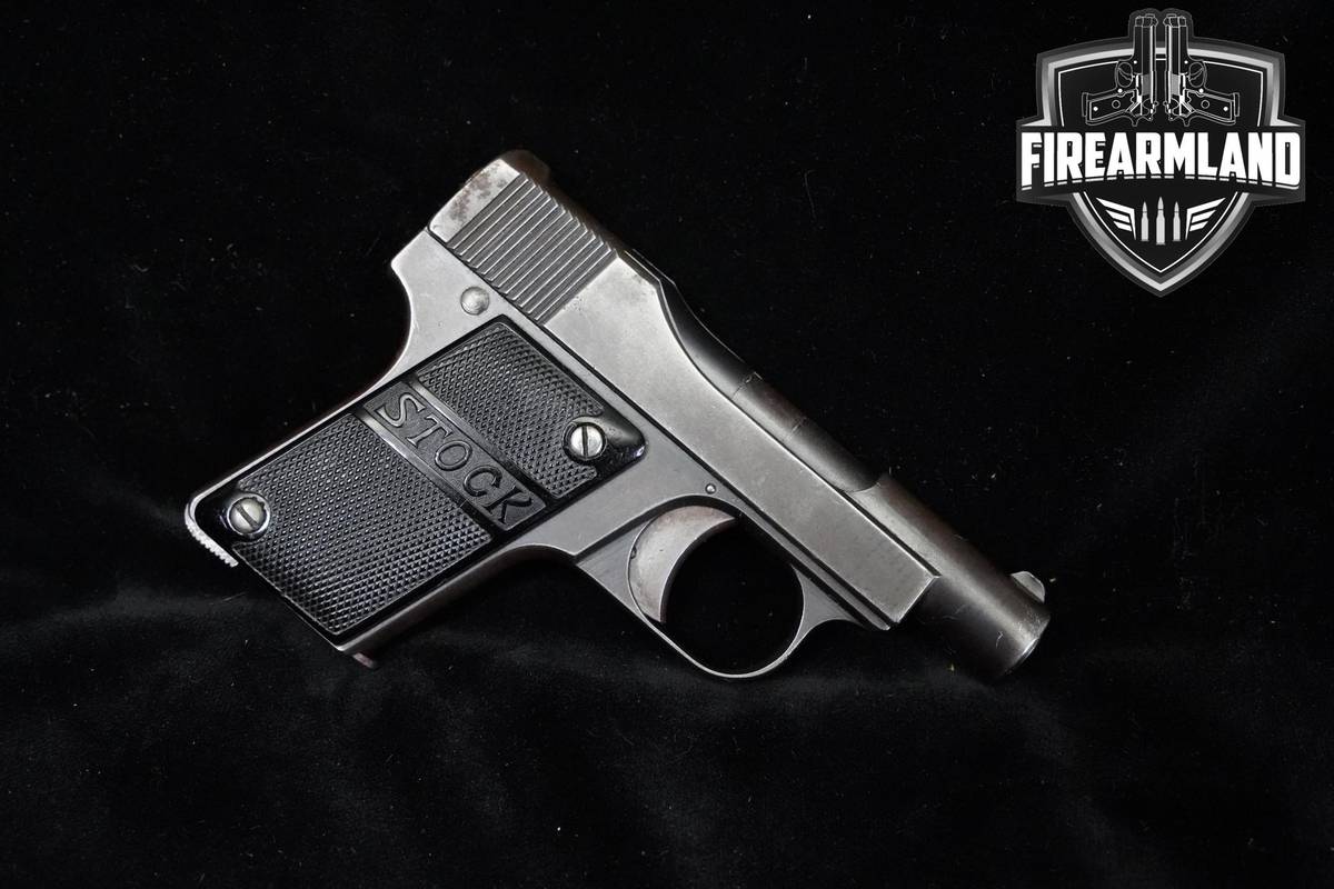 1923-1925 Franz Stock Type 1 25 ACP 2.5" Blued Type-One 6.35