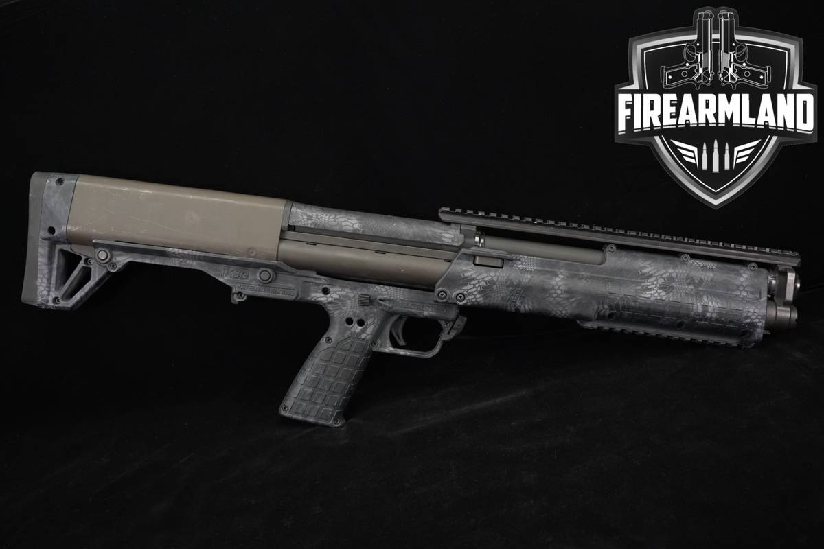 Kel-Tec KelTec KSG 12-Gauge 3" 18.5" Tan/Gray-Black Optic-Ready Bullpup