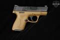 Smith & Wesson (S&W) M&P9 Shield Gen 1, Thumb Safety 9mm Luger Two-Tone Black & Tan in Very Good Condition Image 3