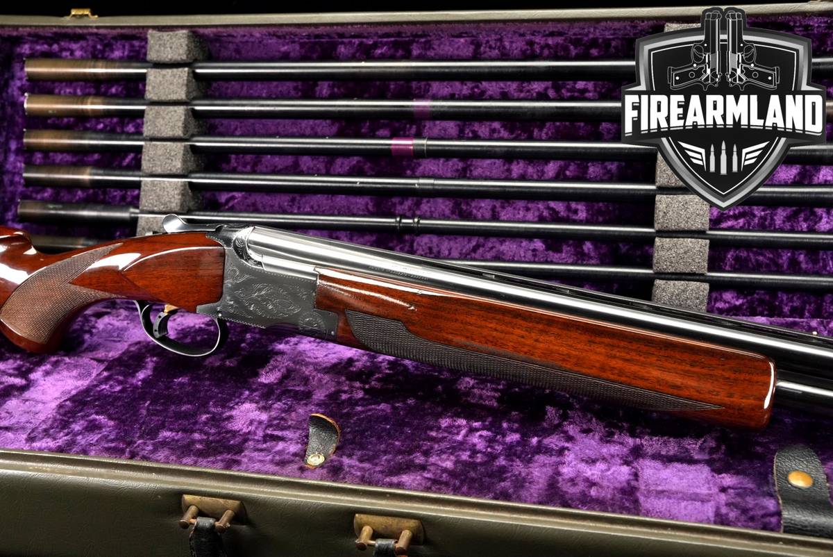PACKAGE W/ BARREL INSERTS! 1970 Browning Superposed Grade I Lightning 12-GA