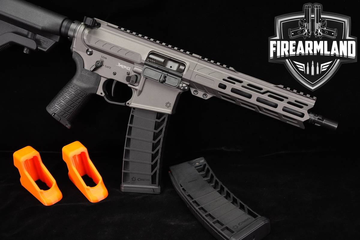 SBR CMMG BANSHEE Mk4 9mm AR-15 AR15 8.5" Grey & Black +2 MAGS