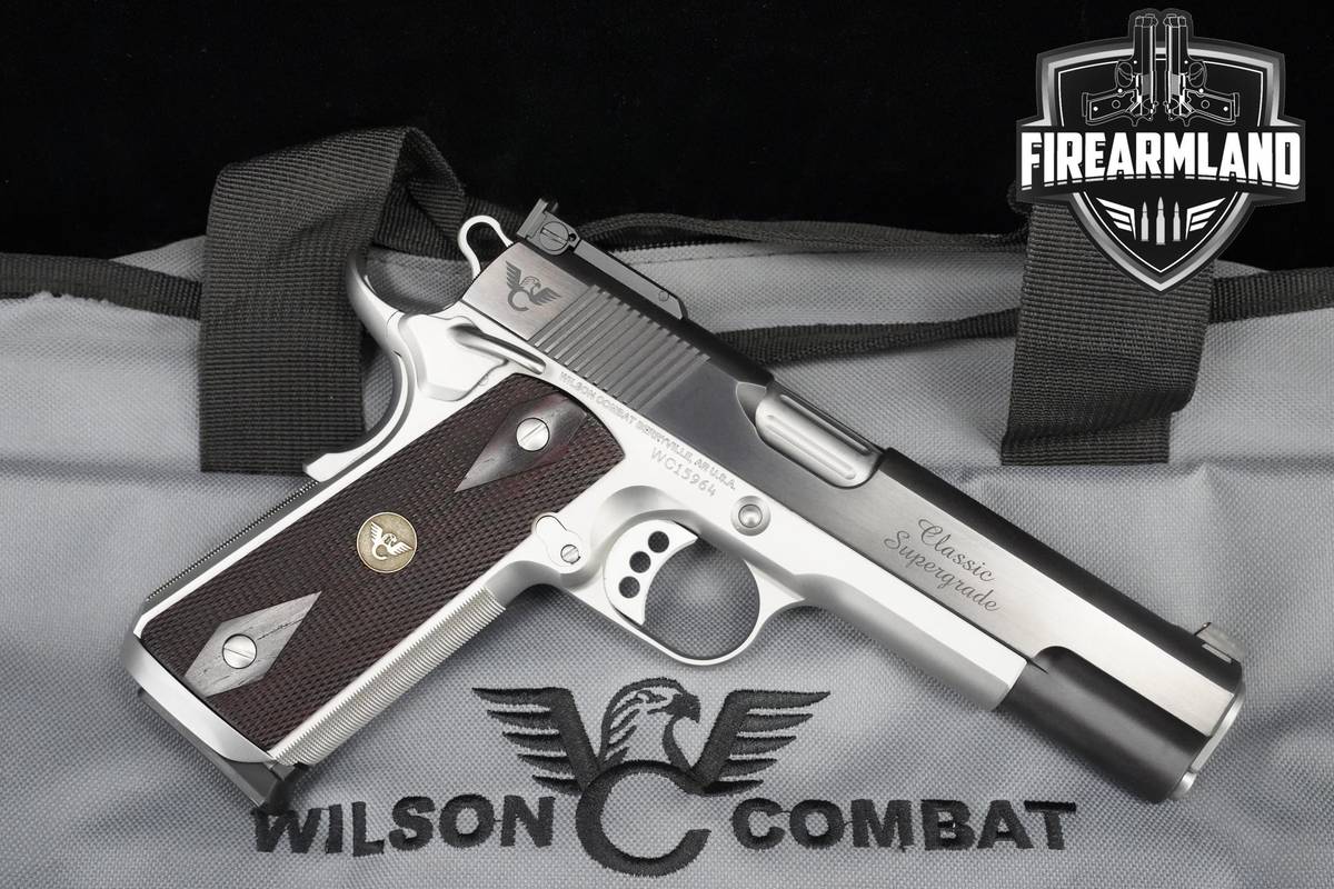 Wilson Combat (WC) Classic Supergrade 45 ACP WC-1911 5" +4 MAGS & ORIG CASE