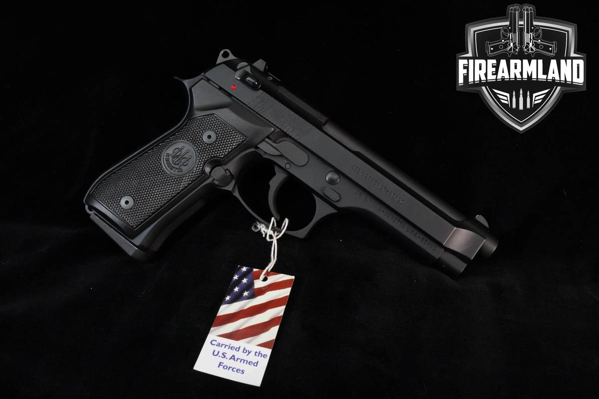Beretta 92FS Type M9A1 9mm 4.9" Black Bruniton Beretta +3 MAGS & ORIG BOX