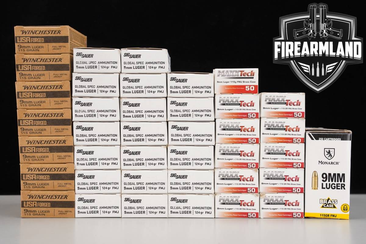 2150 RDS! 9mm Ammo 9-mm