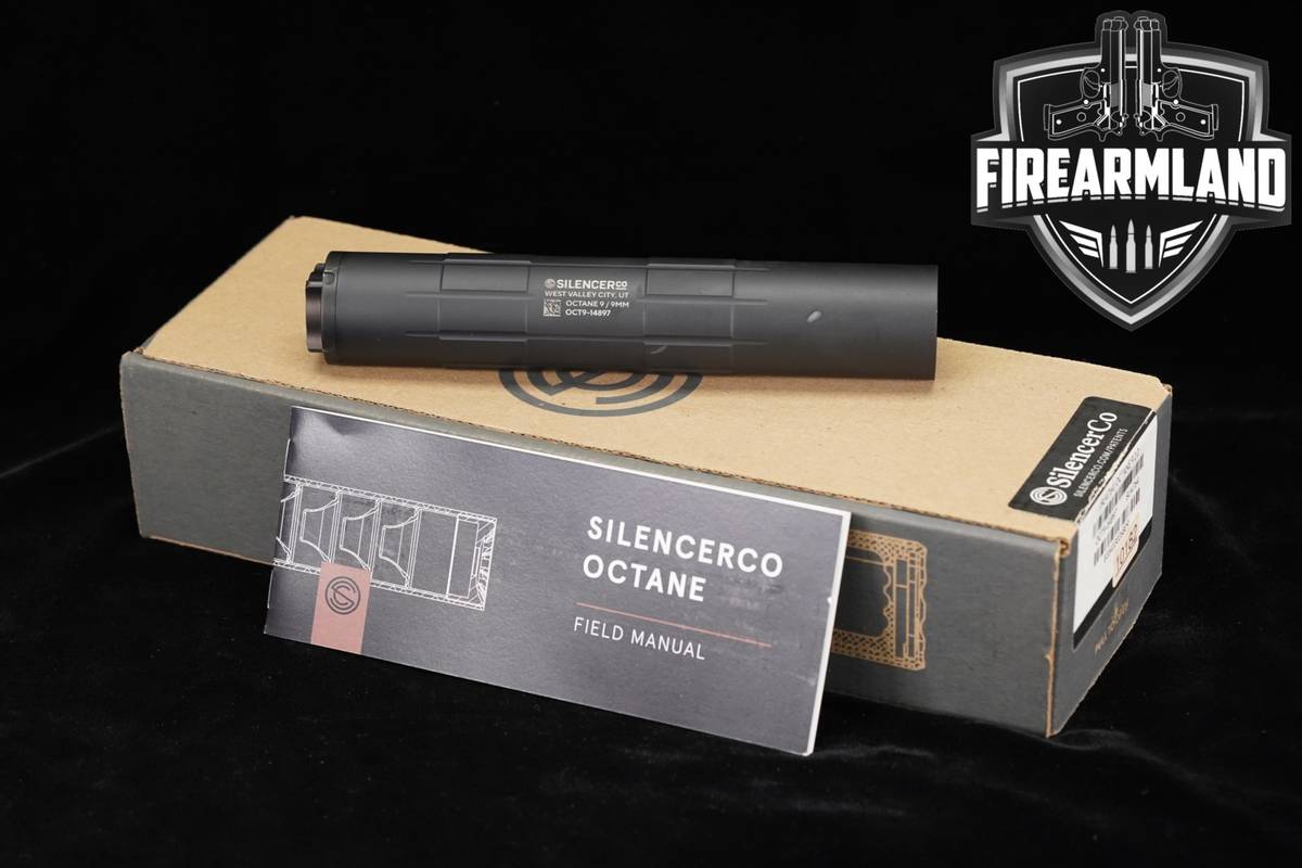 SilencerCo Octane 9 Suppressor 9mm Luger O9 +ORIG BOX