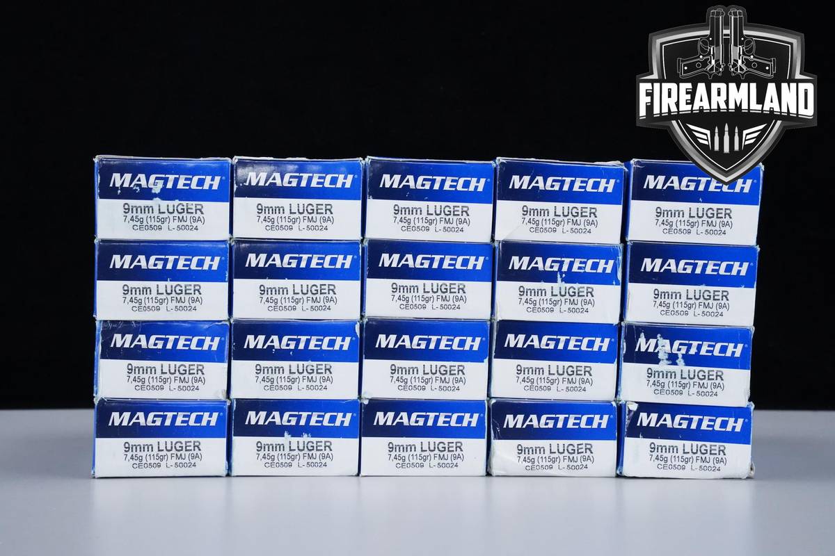 1000 RDS! 9mm Ammo 9-mm