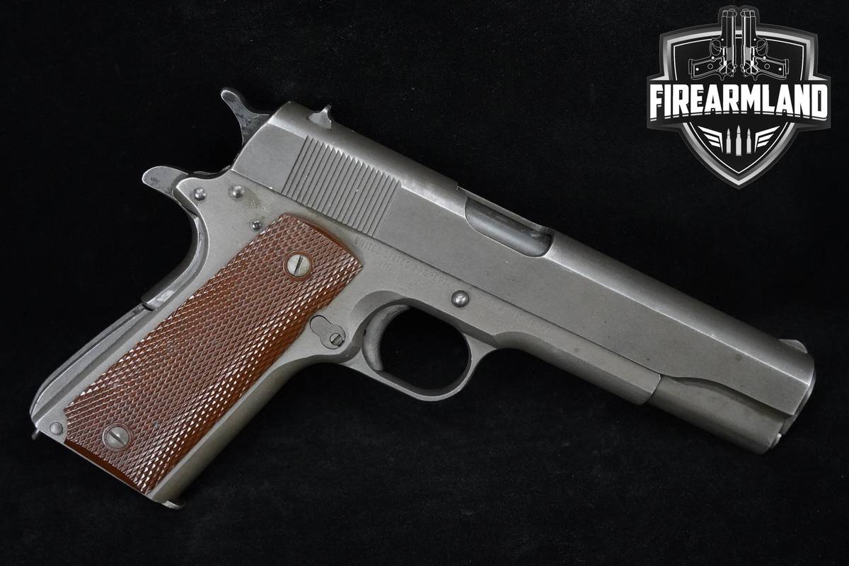 WW2 1944 Remington-Rand M1911A1 45-ACP 5" US M1911-A1 1911-A1 GI +HOLSTER