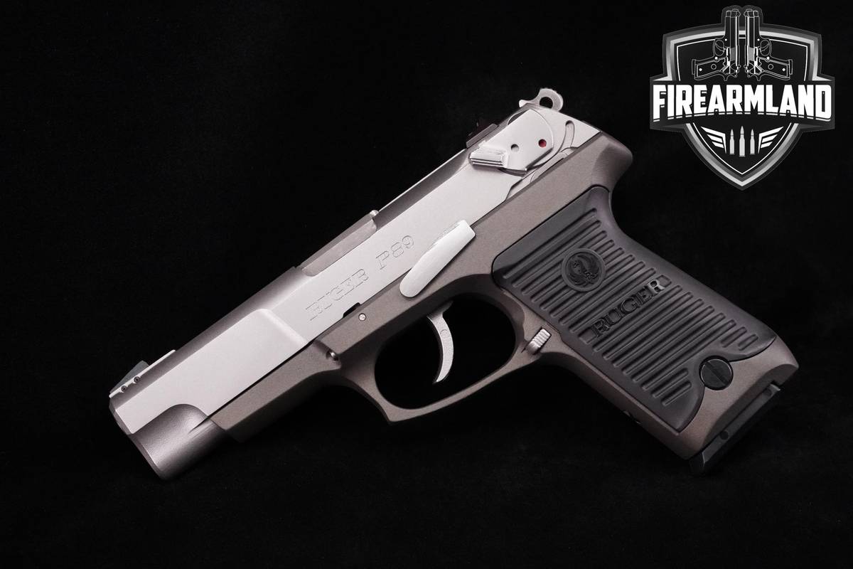 DUTY 1999 Ruger P89 9mm 4.5" Stainless P-Series-89 +2 MAGS & HOLSTER