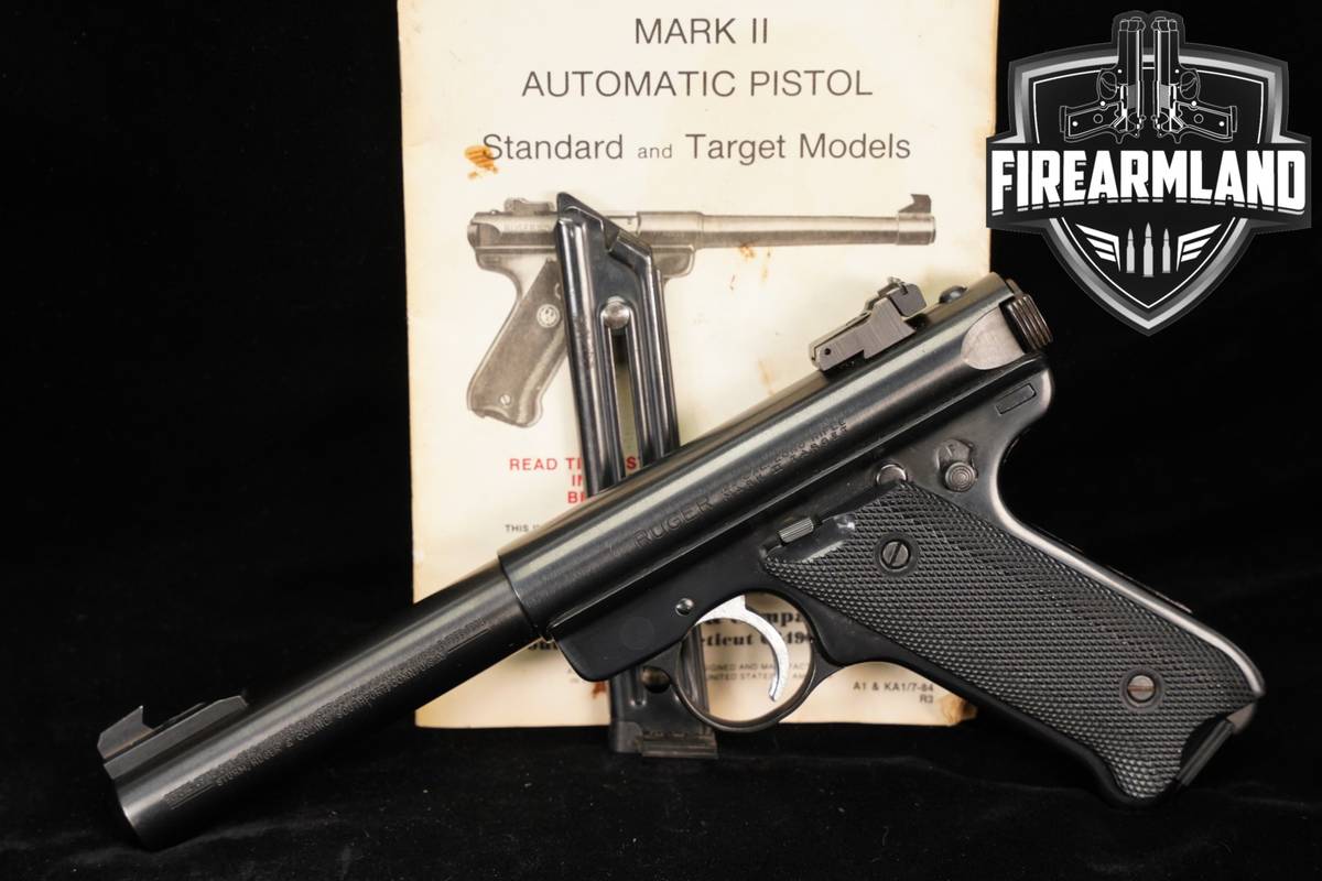 Ruger Mark II Target 22LR 5.5" Blued Mark2 Mk2 MK +2 MAGS