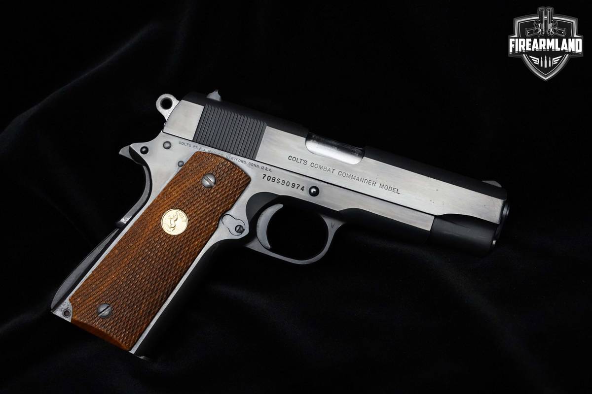 1979 Colt Combat Commander 45-ACP Colt 45ACP 4.25" SA Commander Blued 8+1