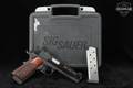 Sig Sauer 1911 Lone Star State Texas Engraved Gold .45 ACP Two-Tone in Excellent Condition Image 2