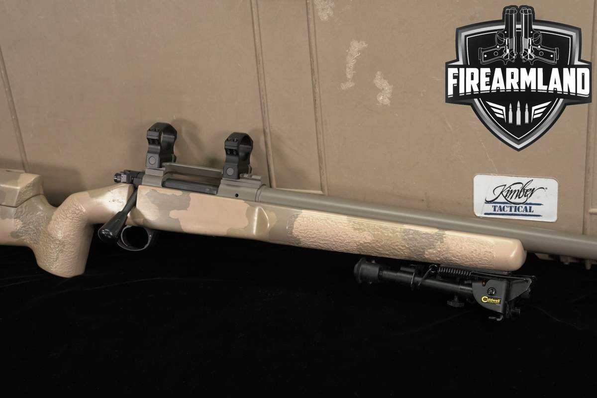Kimber Model 8400 Advanced Tactical 308 Win M8400 CRF +BIPOD, SCOPE RINGS
