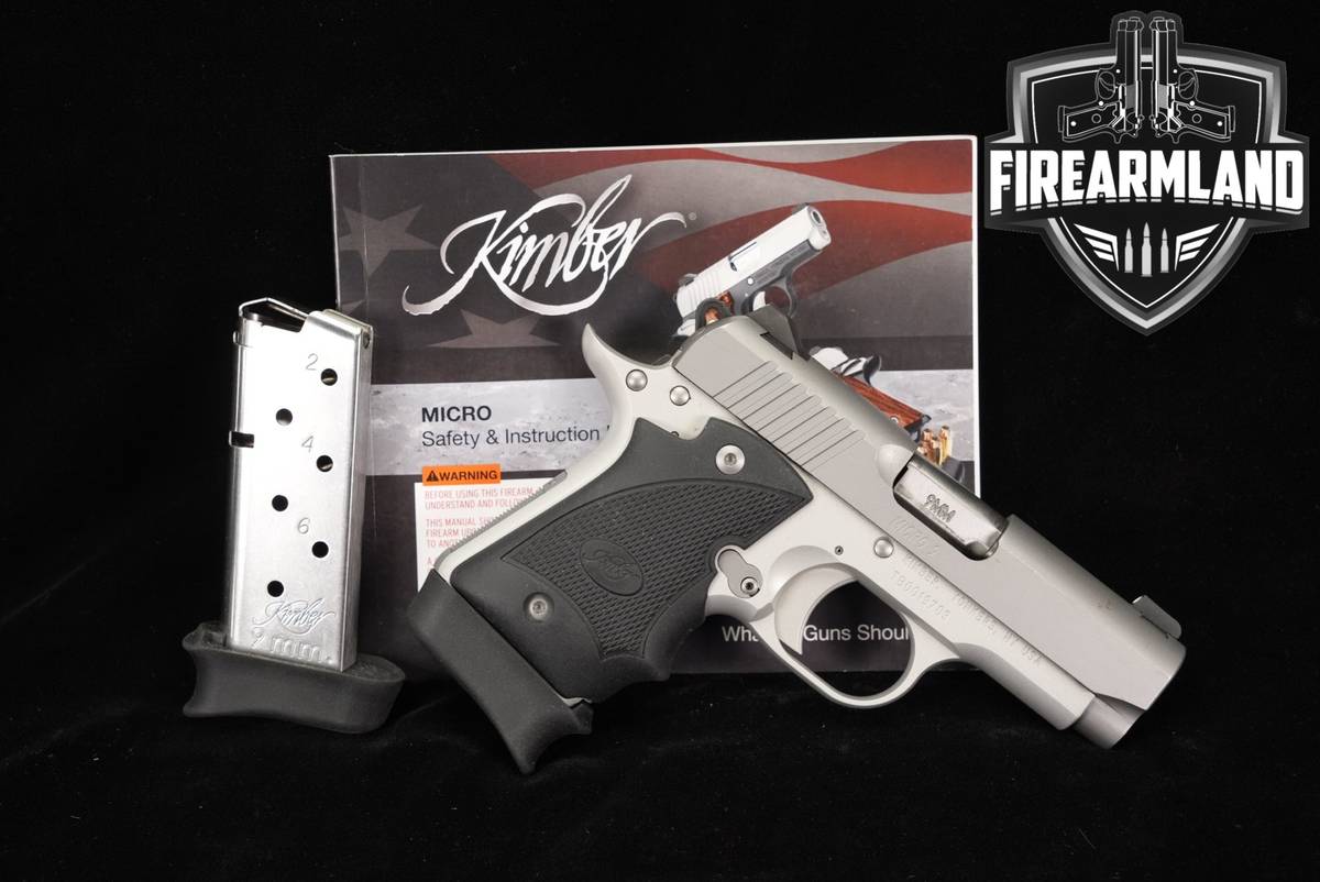 Kimber Micro 9 Stainless 9mm 1911 3.15" Micro9 +2 MAGS & ORIG BOX