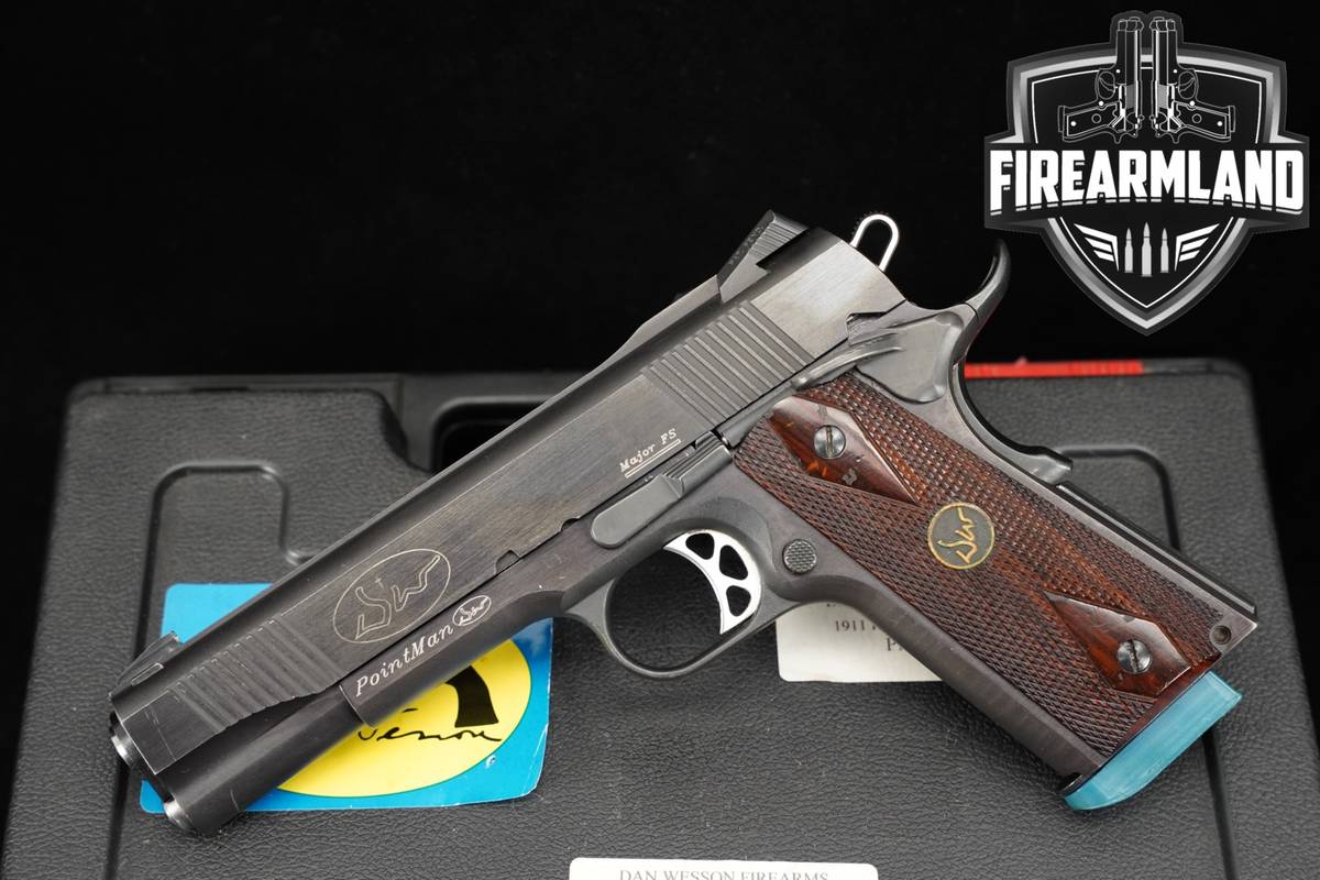 Dan Wesson Pointman Major PM1 45 ACP 1911 5 Blued MATCH BARREL + ORIG CASE