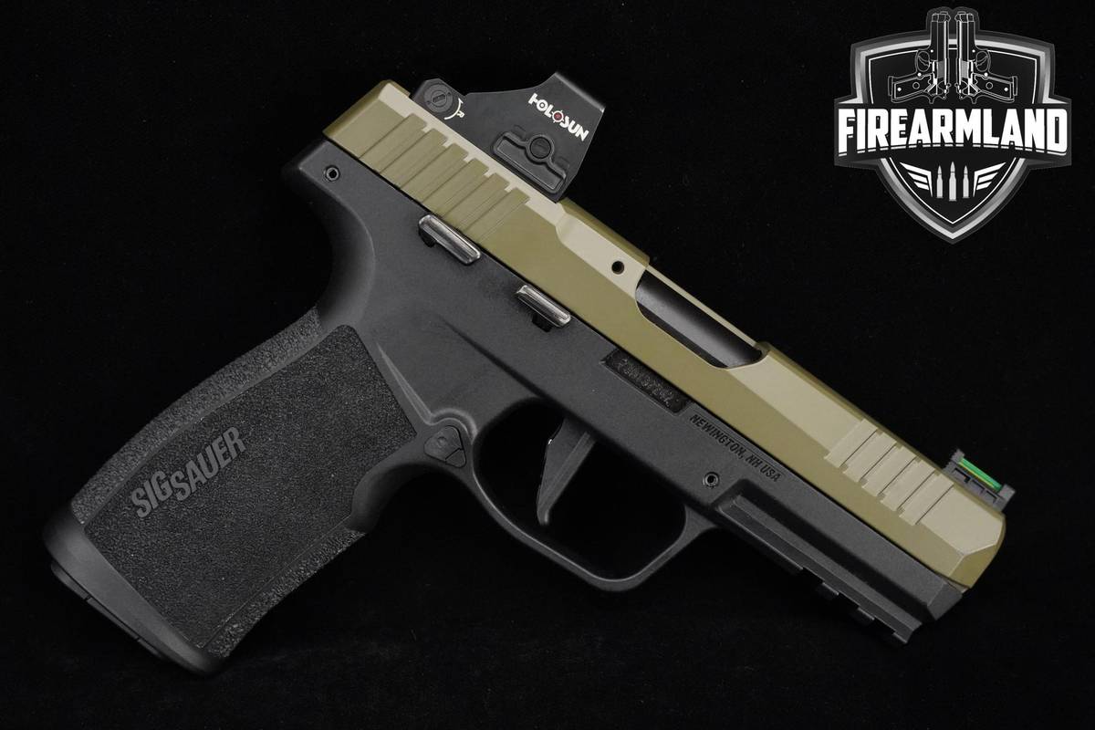 Sig Sauer P322 22LR 4" Two-Tone SIG P322 +3 MAGS, ORIG CASE & OPTIC