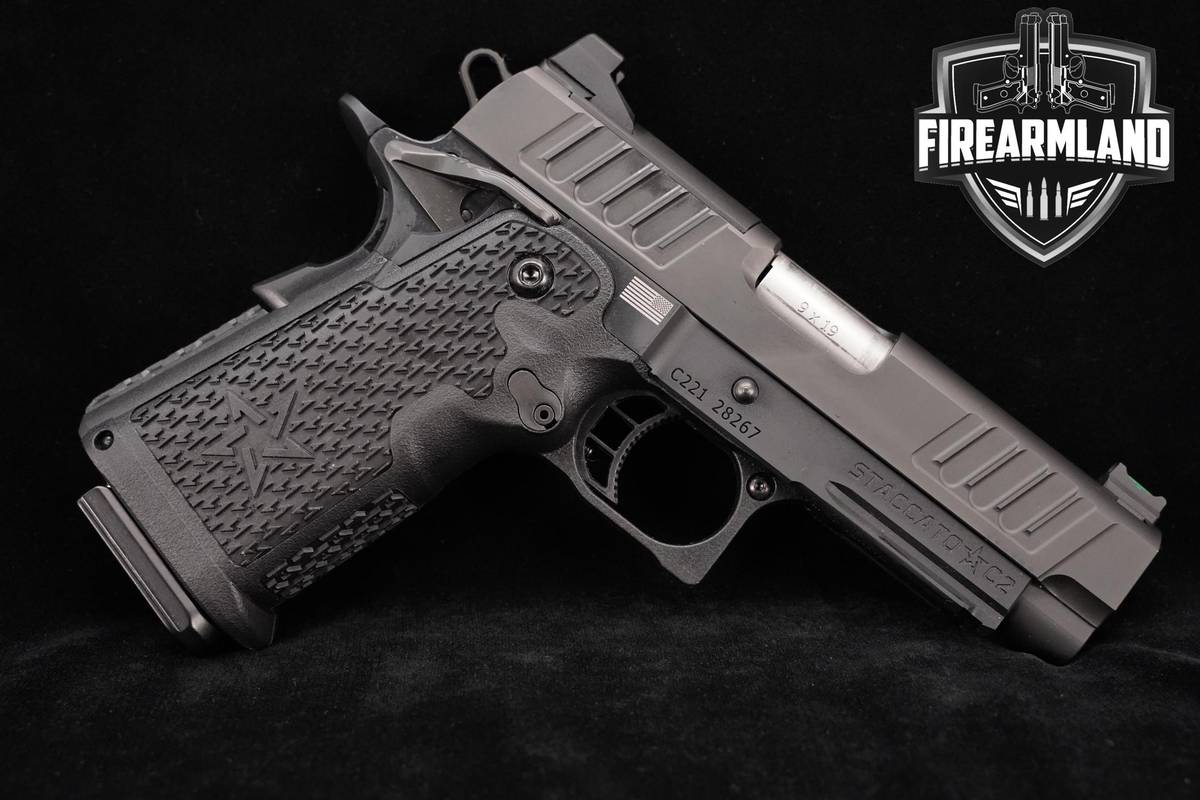 Staccato STI 2011 C2 Optic Ready 9mm 1911 3.9" +2 MAGS & ORIG CASE