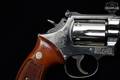1978 Smith & Wesson (S&W) Model 19-4 .357 Mag. Nickel Plated in Very Good Condition Image 4