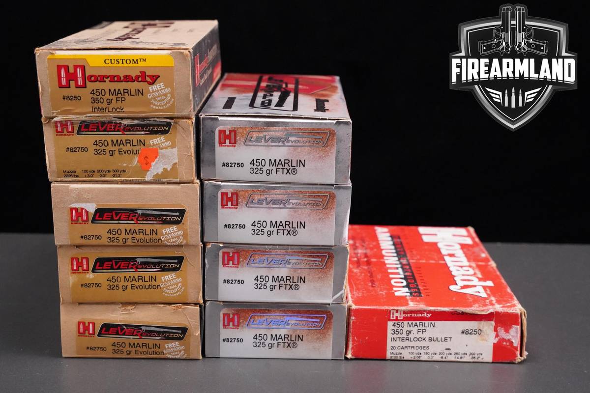 450 Marlin Ammo 450-Marlin Ammunition 200 ROUNDS