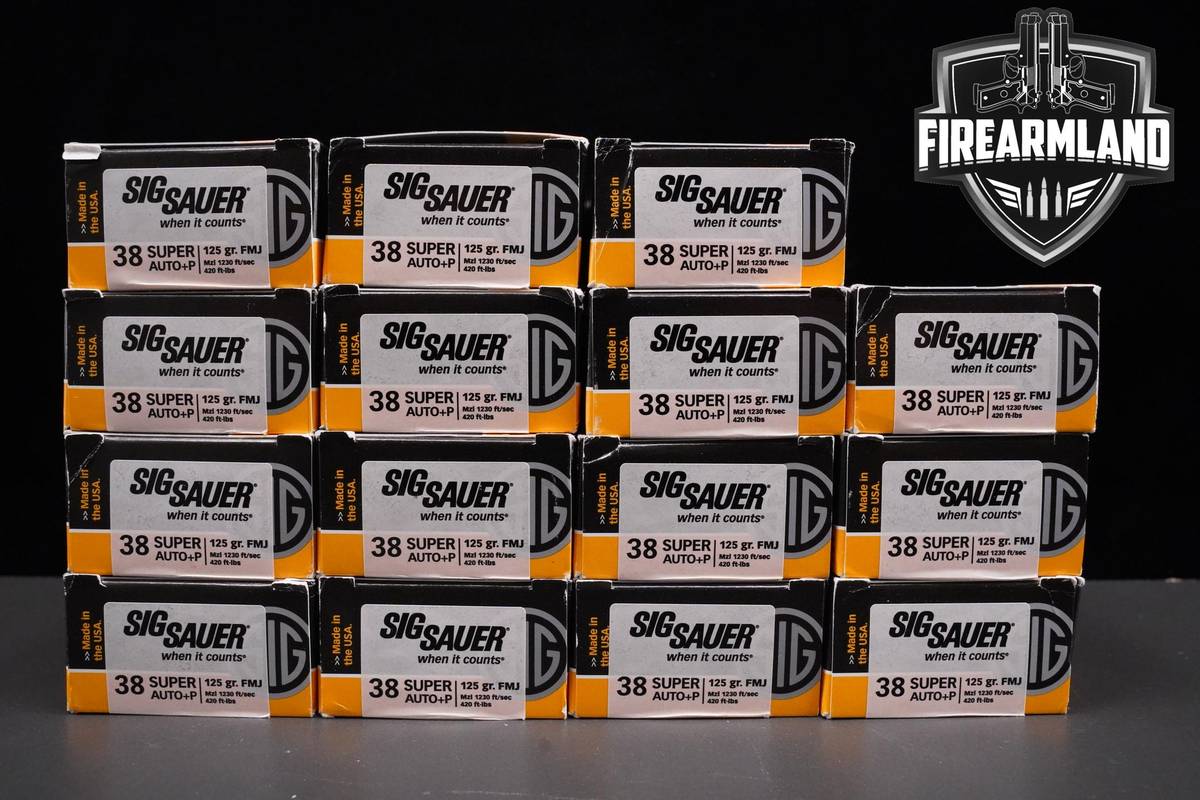 750 ROUNDS! 38 Super Ammo 38-Super Ammunition