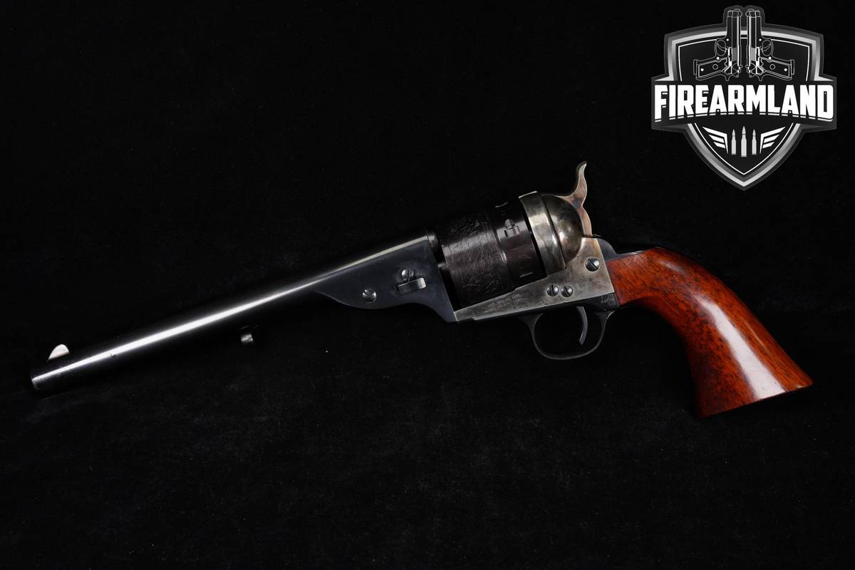 A Uberti 1860 Richards-Mason Army 44 Colt 44Colt 8" Revolver +ORIG BOX