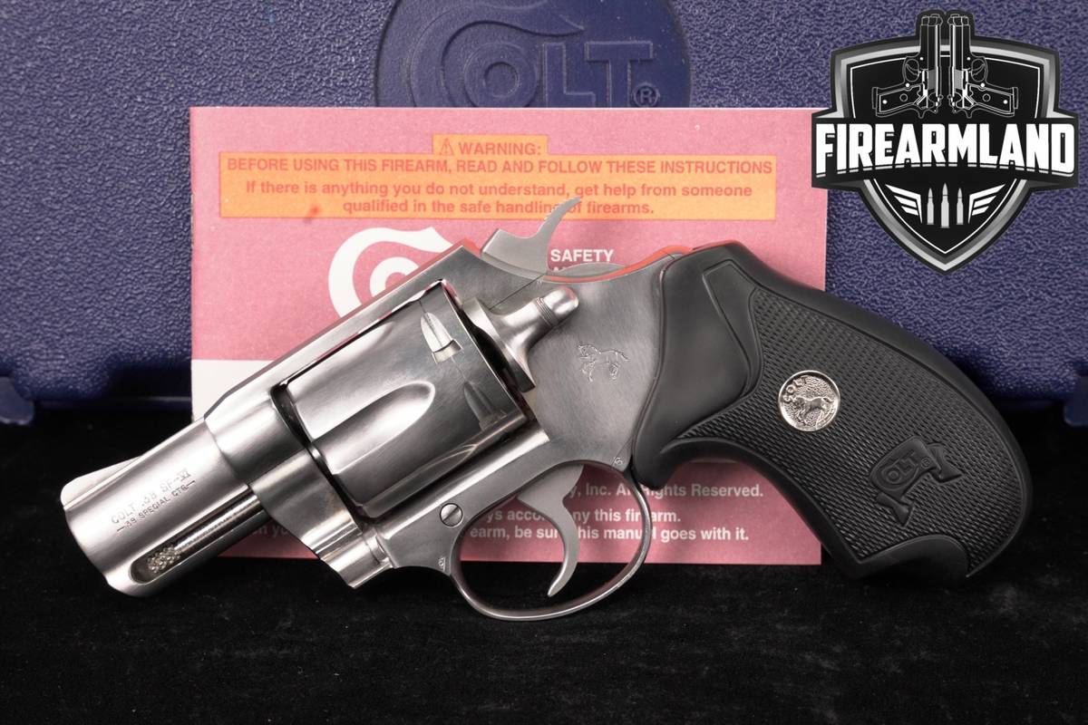 LIMITED 1996 Colt SF-VI 38 Special 2" Satin Stainless SF6 6 +ORIG CASE