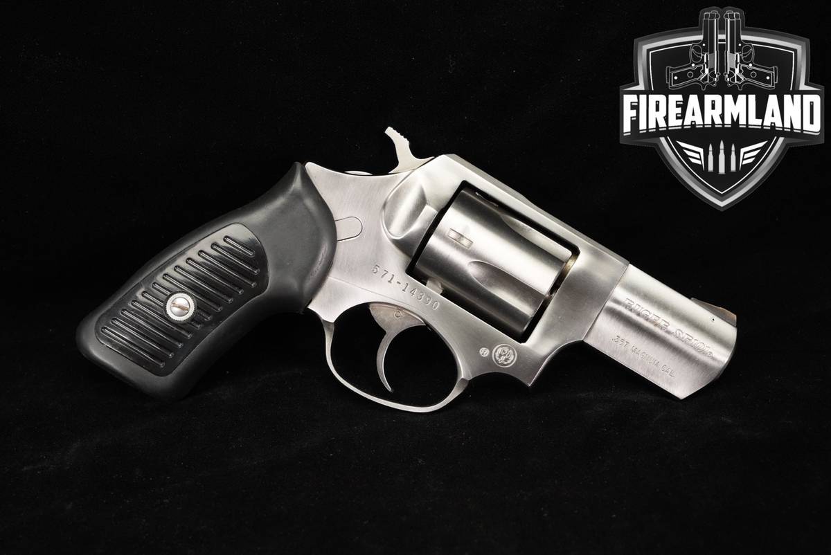 1992 Ruger SP101 357 Magnum 2.25" Brushed Stainless SP 101