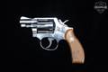 1982 Smith & Wesson (S&W) Model 12-3 Military & Police Airweight .38 Spl. Nickel Plated in Good Condition Image 5