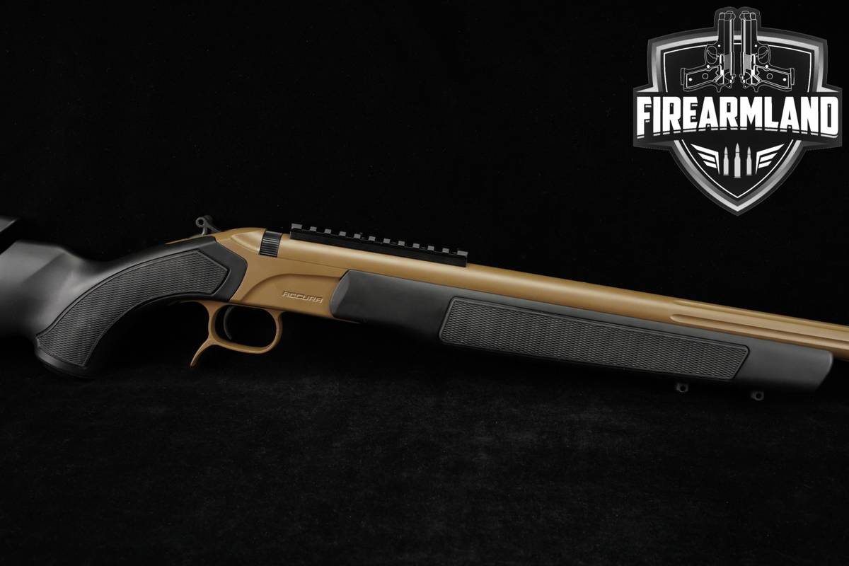 CVA Accura LR-X 50 Caliber 30 Tan & Synthetic Bergara Fluted THREADED